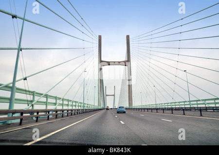 Pont Prince-de-Galles, la 2de breuchotte entre l'Angleterre et au Pays de Galles, Royaume-Uni Banque D'Images