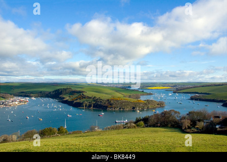 Salcombe, estuaire de Kingsbridge Banque D'Images