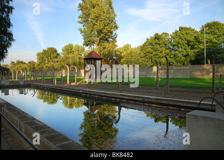 Réservoir eau feu camp à Auschwitz Banque D'Images