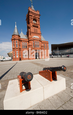 Pier Head Building Baie de Cardiff Wales UK Banque D'Images