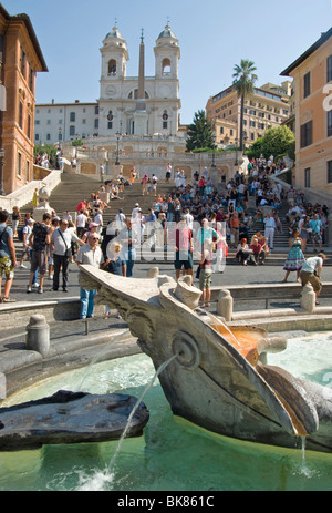 Piazza di Spagna Rome Banque D'Images