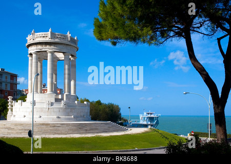 Ancona, Piazza IV Novembre Monument Banque D'Images