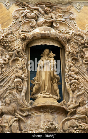 La ville de Valence, le Palacio del Marqués de Dos Aguas Banque D'Images