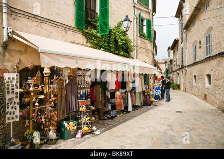 Shop à Valldemossa, montagnes de Tramuntana, Mer Méditerranée, Mallorca, Majorque, Îles Baléares, Espagne, Europe Banque D'Images