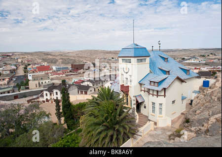 La Goerke Haus sur Diamantberg ou rue Diamond Hill Street à Luderitz, Namibie Banque D'Images