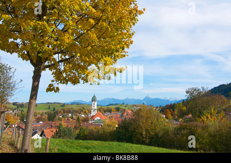 Nesselwang dans l'Allgaeu, Bavaria, Germany, Europe Banque D'Images