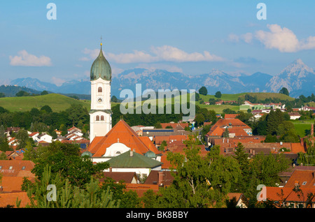 Nesselwang dans l'Allgaeu, Bavaria, Germany, Europe Banque D'Images