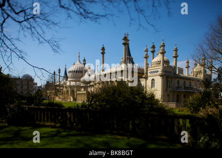 Le pavillon royal construit dans un style indien pour le Prince Régent à Brighton, UK Banque D'Images