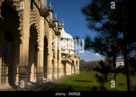 Le pavillon royal construit dans un style indien pour le Prince Régent à Brighton, UK Banque D'Images