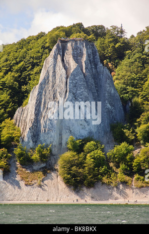 Koenigsstuhl, falaises de craie, Nationalpark Parc National de Jasmund, Ruegen Island, Mecklembourg-Poméranie-Occidentale, Allemagne, Europe Banque D'Images