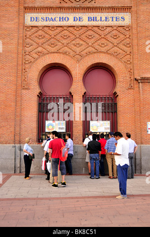 Billetterie à la Plaza de Toros Las Ventas, Arènes de Las Ventas, Madrid, Espagne, Péninsule ibérique, Europe Banque D'Images