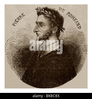 Pierre de Ronsard (1524-1585) : poète français du xvie siècle. Banque D'Images