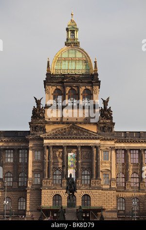 Musée National (Národní muzeum), Prague, République Tchèque Banque D'Images