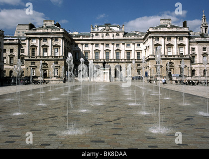 Le Strand, Somerset House, Jour Banque D'Images