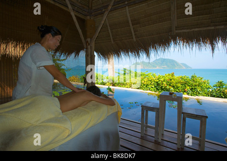 Massage au Hôtel Evason, île de Phuket, Thaïlande, Asie Banque D'Images