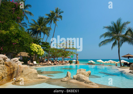 Imperial Hotel sur la plage de Chaweng, l'île de Ko Samui, Thaïlande, Asie Banque D'Images