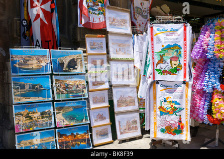 Souvenirs à La Valette, Malte, Europe Banque D'Images