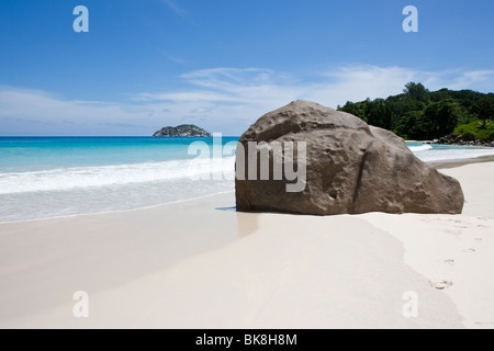 Plage de Grand'Anse, l'île de Mahé, Seychelles, océan Indien, Afrique Banque D'Images