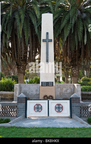 Monument commémoratif de guerre allemand à Swakopmund, Namibie Banque D'Images