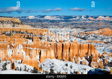 Vue de la cheminées du sentier en boucle Navajo à Bryce Canyon National Park, Utah. Banque D'Images