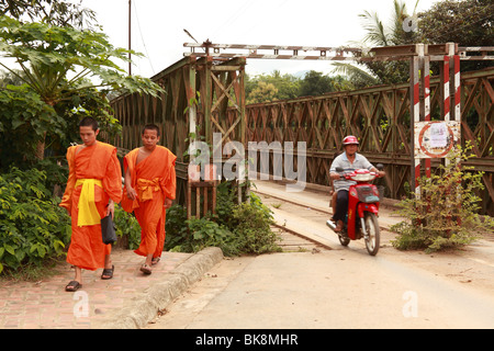 Scène de rue à Luang Prabang, Laos, Banque D'Images