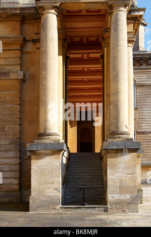 Blenheim Palace à Woodstock, Oxfordshire, Angleterre. C'est un site du patrimoine mondial. Banque D'Images