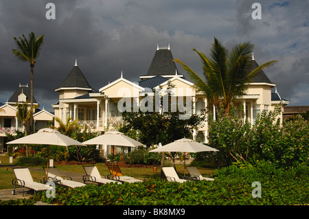 À l'hôtel Heritage Le Telfair Golf and Spa Resort, Bel Ombre, Maurice Banque D'Images