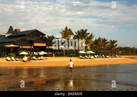 À l'hôtel Heritage Le Telfair Golf and Spa Resort, Bel Ombre, Maurice Banque D'Images