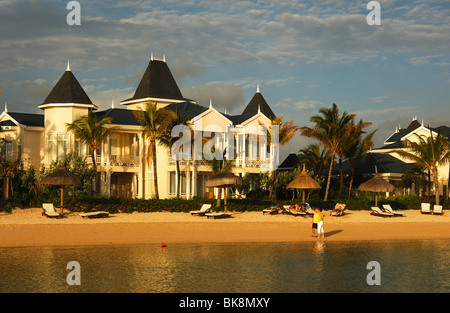 À l'hôtel Heritage Le Telfair Golf and Spa Resort, Bel Ombre, Maurice Banque D'Images