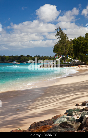 La Côte de Platine, St James, West Coast, la Barbade, la plage, Caraïbes, Antilles, Banque D'Images