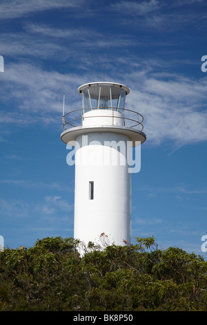 Phare du Cap, Cape Tourville Tourville, parc national de Freycinet, la péninsule de Freycinet, l'Est de la Tasmanie, Australie Banque D'Images