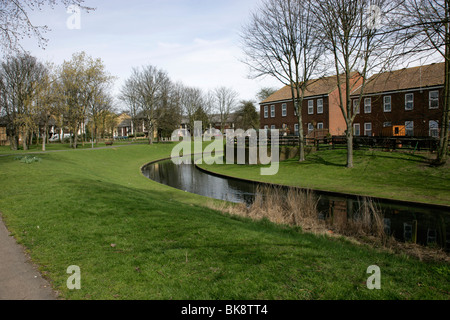 Logement résidentiel en Amérique du sud-est, Thamesmead London, UK Banque D'Images