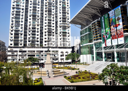 Place Vasco de Gama, Macao, Chine Banque D'Images