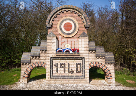 Bataille d'Angleterre Mémorial National de Capel Le Ferne Kent Banque D'Images