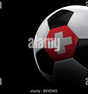 Ballon de football suisse Banque D'Images