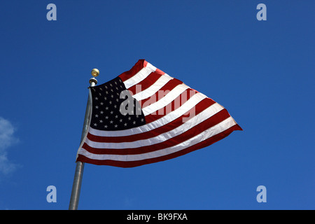 Les Stars and Stripes drapeau des États-Unis d'Amérique Banque D'Images