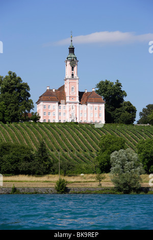 Église de pèlerinage de Birnau, Baden-Wurttemberg, Allemagne Banque D'Images