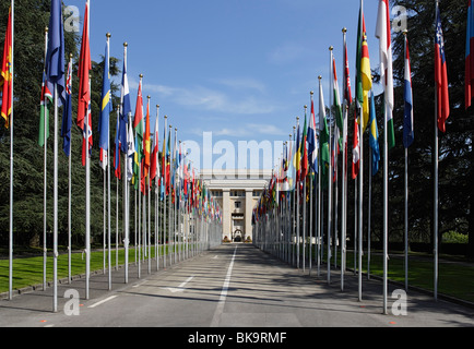 Bureau des Nations Unies, Genève, Canton de Genève, Suisse Banque D'Images