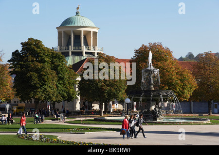 Kunstgebaude (bâtiment) à l'art, la place du château de Stuttgart, Bade-Wurtemberg, Allemagne Banque D'Images