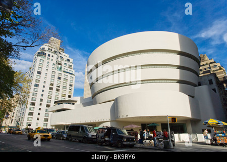 Le Musée Solomon R. Guggenheim, Manhattan, New York City, New York, USA Banque D'Images