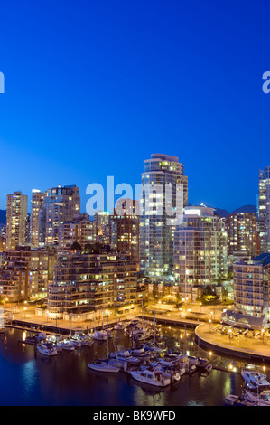 Port de False Creek Vancouver British Columbia Canada Banque D'Images