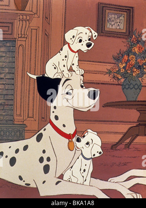 Les 101 Dalmatiens (ANI - 1961) CRÉDIT D'ANIMATION DISNEY OOD 013 Banque D'Images