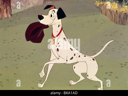 Les 101 Dalmatiens (ANI - 1961) CRÉDIT D'ANIMATION DISNEY OOD 023 Banque D'Images