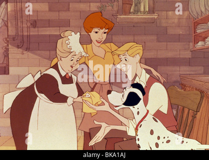 Les 101 Dalmatiens (ANI - 1961) CRÉDIT D'ANIMATION DISNEY OOD 024 Banque D'Images