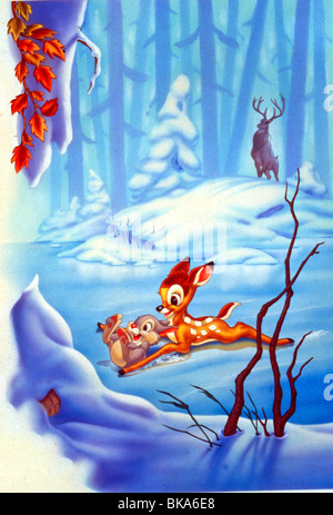 -1942 BAMBI DISNEY CRÉDIT Banque D'Images