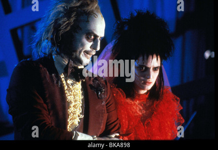 BEETLEJUICE (1987) MICHAEL KEATON, Winona Ryder BTJ 091 MOVISTORE COLLECTION LTD Banque D'Images
