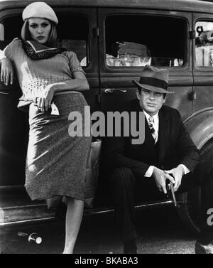 BONNIE ET CLYDE Faye Dunaway, Warren Beatty BAC 007P Banque D'Images