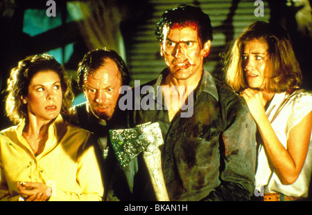 EVIL DEAD II (1987) EVIL DEAD 2 (ALT), SARAH BERRY, DAN HICKS, KASSIE DEPAIVA BRUCE CAMPBELL, EDT 023 Banque D'Images