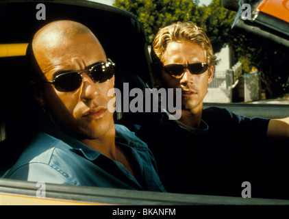 THE FAST AND THE FURIOUS (2001), STREET WARS RACER X (ALT) VIN DIESEL, PAUL WALKER GAFI 002 Banque D'Images