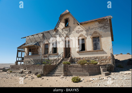 Le Buchhalters, Livre Keeper ou agréés House, Kolmanskop Ghost Town près de Lüderitz, Namibie Banque D'Images